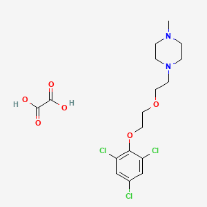 1-methyl-4-{2-[2-(2,4,6-trichlorophenoxy)ethoxy]ethyl}piperazine oxalate