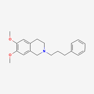 6,7-dimethoxy-2-(3-phenylpropyl)-1,2,3,4-tetrahydroisoquinoline