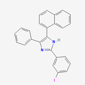 2-(3-iodophenyl)-5-(1-naphthyl)-4-phenyl-1H-imidazole