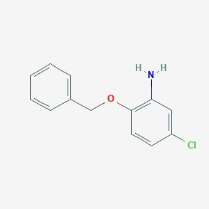 molecular formula C13H12ClNO B499075 2-(Benzyloxy)-5-chloroaniline 