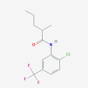 N-[2-chloro-5-(trifluoromethyl)phenyl]-2-methylpentanamide