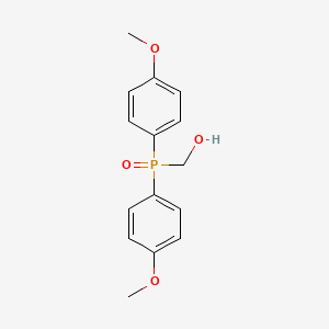 molecular formula C15H17O4P B4990972 [bis(4-methoxyphenyl)phosphoryl]methanol 