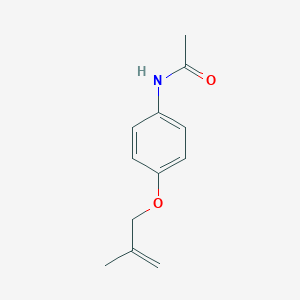 molecular formula C12H15NO2 B499098 N-{4-[(2-methylprop-2-en-1-yl)oxy]phenyl}acetamide CAS No. 31011-01-5