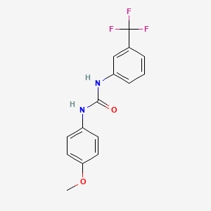 1-(4-Methoxyphenyl)-3-[3-(trifluoromethyl)phenyl]urea