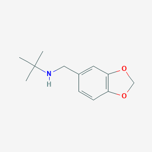 molecular formula C12H17NO2 B499102 N-(1,3-benzodioxol-5-ylmethyl)-2-methylpropan-2-amine 