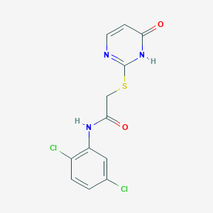 N-(2,5-dichlorophenyl)-2-((6-oxo-1,6-dihydropyrimidin-2-yl)thio)acetamide