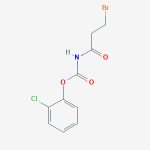 (2-chlorophenyl) N-(3-bromopropanoyl)carbamate