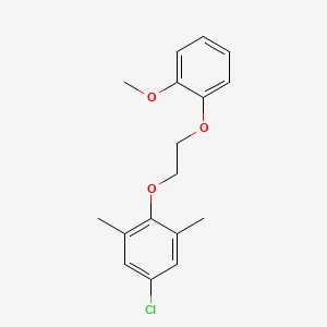 molecular formula C17H19ClO3 B4991097 5-chloro-2-[2-(2-methoxyphenoxy)ethoxy]-1,3-dimethylbenzene 