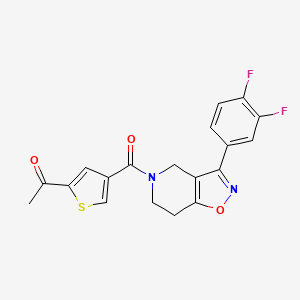 1-(4-{[3-(3,4-difluorophenyl)-6,7-dihydroisoxazolo[4,5-c]pyridin-5(4H)-yl]carbonyl}-2-thienyl)ethanone