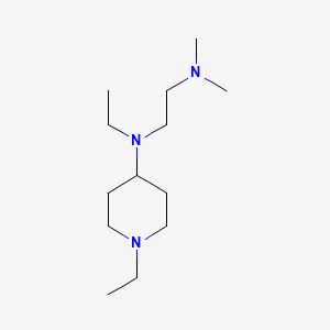 N-ethyl-N-(1-ethyl-4-piperidinyl)-N',N'-dimethyl-1,2-ethanediamine