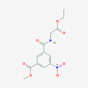 Methyl 3-[(2-ethoxy-2-oxoethyl)carbamoyl]-5-nitrobenzoate