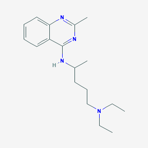 1-N,1-N-diethyl-4-N-(2-methylquinazolin-4-yl)pentane-1,4-diamine