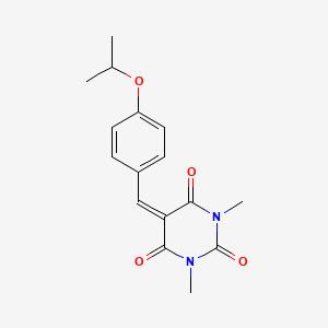 5-(4-isopropoxybenzylidene)-1,3-dimethyl-2,4,6(1H,3H,5H)-pyrimidinetrione