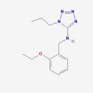 molecular formula C13H19N5O B499136 N-(2-ethoxybenzyl)-1-propyl-1H-tetrazol-5-amine CAS No. 876896-24-1