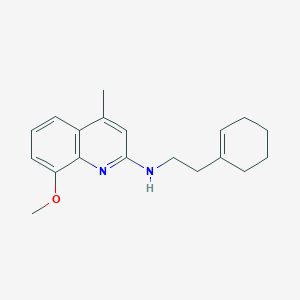 N-[2-(1-cyclohexen-1-yl)ethyl]-8-methoxy-4-methyl-2-quinolinamine