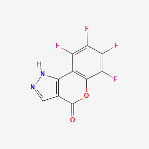 6,7,8,9-tetrafluoro-1H-chromeno[4,3-c]pyrazol-4-one