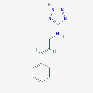 molecular formula C10H11N5 B499161 N-cinnamyl-N-(2H-tetraazol-5-yl)amine CAS No. 869943-16-8