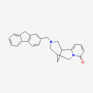 11-(9H-fluoren-2-ylmethyl)-7,11-diazatricyclo[7.3.1.0~2,7~]trideca-2,4-dien-6-one