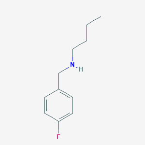 molecular formula C11H16FN B499180 N-(4-氟苯甲基)丁-1-胺 CAS No. 60509-35-5