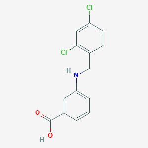 3-[(2,4-Dichlorobenzyl)amino]benzoic acid