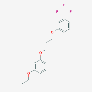 1-Ethoxy-3-[3-[3-(trifluoromethyl)phenoxy]propoxy]benzene