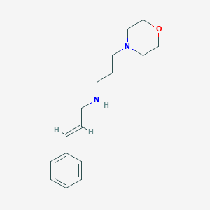 N-cinnamyl-N-[3-(4-morpholinyl)propyl]amine