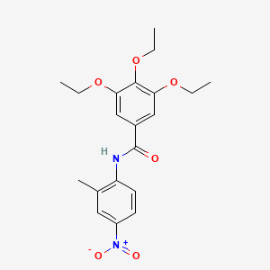 3,4,5-triethoxy-N-(2-methyl-4-nitrophenyl)benzamide