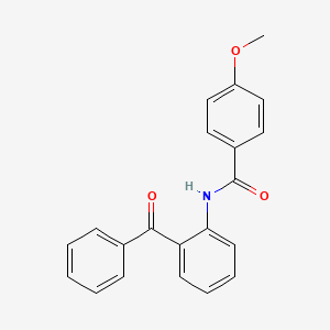 molecular formula C21H17NO3 B4991892 N-(2-benzoylphenyl)-4-methoxybenzamide CAS No. 36192-65-1