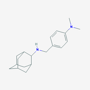 molecular formula C19H28N2 B499190 N-(2-adamantyl)-N-[4-(dimethylamino)benzyl]amine 