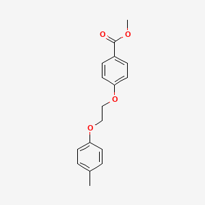 molecular formula C17H18O4 B4991988 methyl 4-[2-(4-methylphenoxy)ethoxy]benzoate 