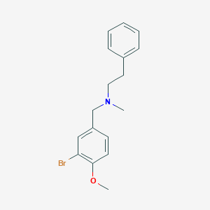 N-[(3-bromo-4-methoxyphenyl)methyl]-N-methyl-2-phenylethanamine