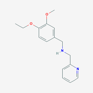 1-(4-ethoxy-3-methoxyphenyl)-N-(pyridin-2-ylmethyl)methanamine