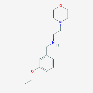 molecular formula C15H24N2O2 B499219 N-(3-ethoxybenzyl)-2-(morpholin-4-yl)ethanamine 
