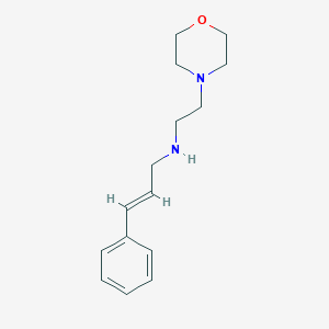 N-cinnamyl-N-[2-(4-morpholinyl)ethyl]amine