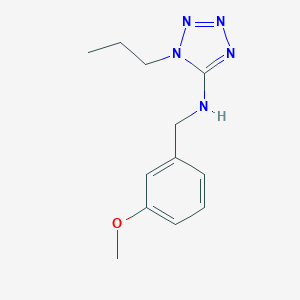N-(3-methoxybenzyl)-1-propyl-1H-tetrazol-5-amine