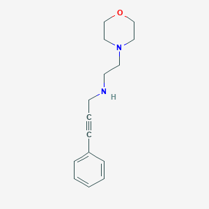molecular formula C15H20N2O B499227 N-(2-morpholinoethyl)-N-(3-phenyl-2-propynyl)amine 
