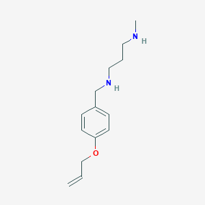 N-methyl-N'-[4-(prop-2-en-1-yloxy)benzyl]propane-1,3-diamine