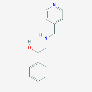 molecular formula C14H16N2O B499237 1-Phenyl-2-[(4-pyridinylmethyl)amino]ethanol 