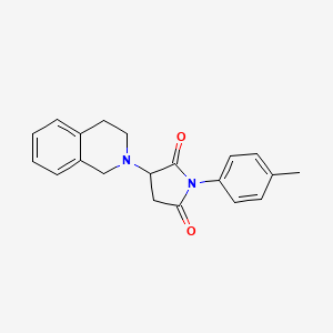 3-(3,4-dihydroisoquinolin-2(1H)-yl)-1-(4-methylphenyl)pyrrolidine-2,5-dione