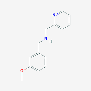 1-(3-methoxyphenyl)-N-(pyridin-2-ylmethyl)methanamine