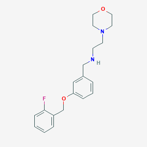 N-{3-[(2-fluorobenzyl)oxy]benzyl}-2-(morpholin-4-yl)ethanamine