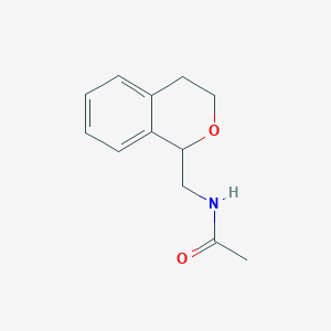 N-(3,4-dihydro-1H-isochromen-1-ylmethyl)acetamide