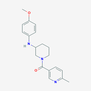 N-(4-methoxyphenyl)-1-[(6-methyl-3-pyridinyl)carbonyl]-3-piperidinamine