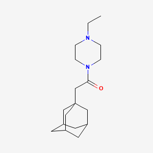 2-(adamantan-1-yl)-1-(4-ethylpiperazin-1-yl)ethan-1-one