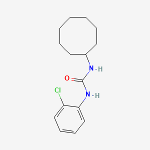 molecular formula C15H21ClN2O B4992776 N-(2-chlorophenyl)-N'-cyclooctylurea 