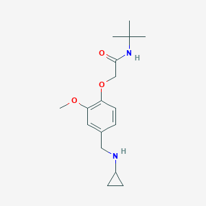 N-tert-butyl-2-{4-[(cyclopropylamino)methyl]-2-methoxyphenoxy}acetamide