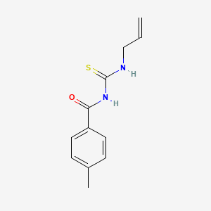 molecular formula C12H14N2OS B4992958 4-methyl-N-(prop-2-enylcarbamothioyl)benzamide 