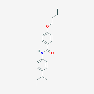 molecular formula C21H27NO2 B4993068 N-(4-butan-2-ylphenyl)-4-butoxybenzamide 