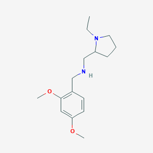 molecular formula C16H26N2O2 B499311 (2,4-dimethoxyphenyl)-N-[(1-ethyl-2-pyrrolidinyl)methyl]methanamine 