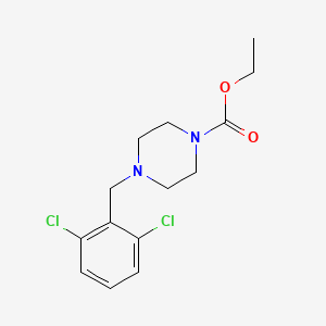 ethyl 4-(2,6-dichlorobenzyl)-1-piperazinecarboxylate